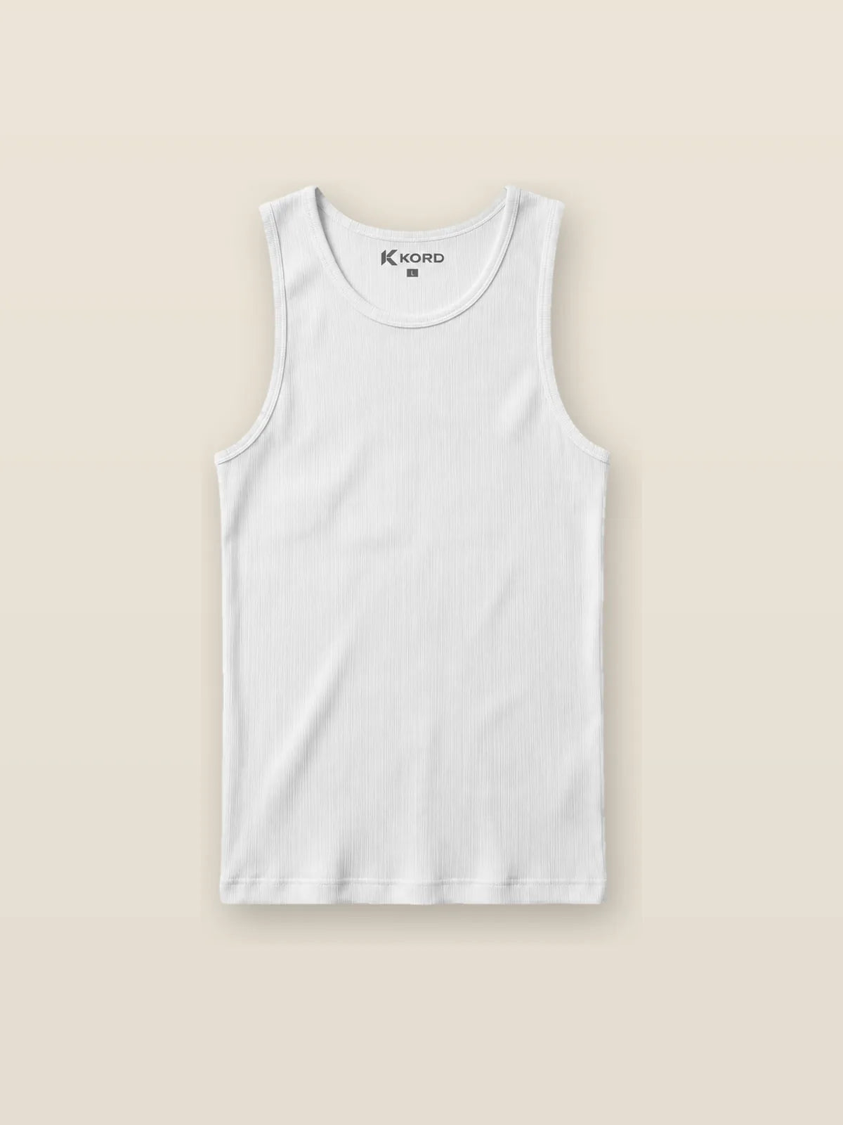 Ripp-Tanktop in Sand, neue Farbe folgt